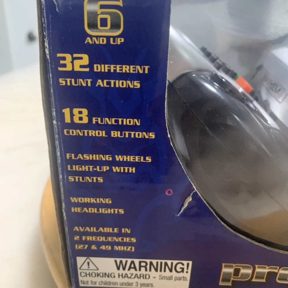 Vintage Programmerz Programmable Radio Control Stunt Car 32 Stunts New In Box